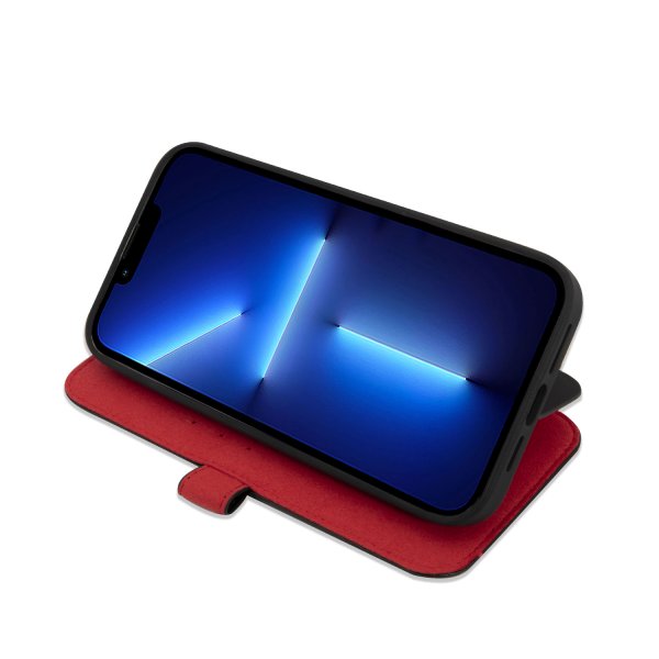 Ferrari iPhone 14 Pro Max Etui Carbon Effect Metal Logo Svart
