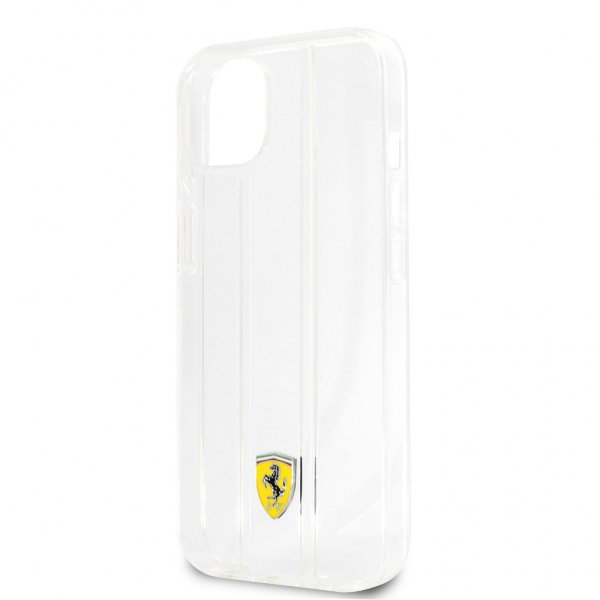 Ferrari iPhone 13 Mini Deksel 3D Stripes Transparent