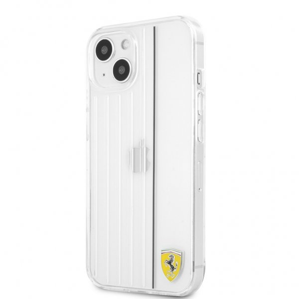 Ferrari iPhone 13 Deksel 3D Lines Svart Transparent
