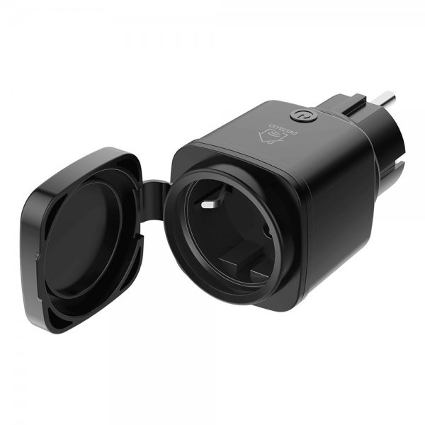 Deltaco Smart Home Smart plugg for utendørsbruk WiFi IP44