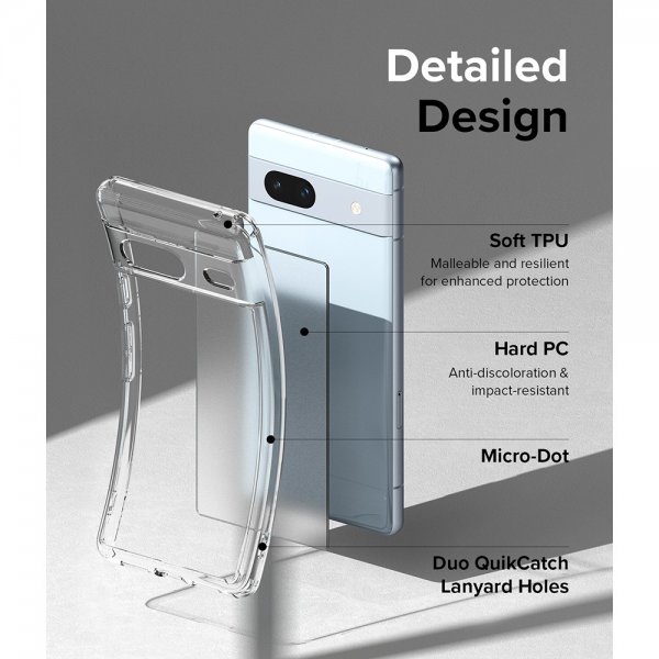 Ringke Google Pixel 7a Deksel Fusion Matte Clear