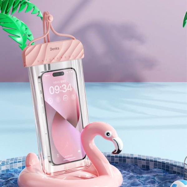 Benks Etui Stropp Vanntett Rosa