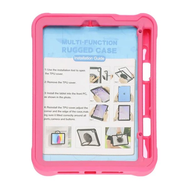 iPad mini (gen 6) Deksel med Stativ Rosa