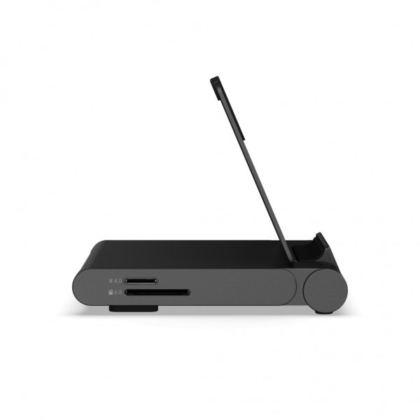 Satechi OnTheGo Sammenleggbart Stativ & USB-hub Space Black