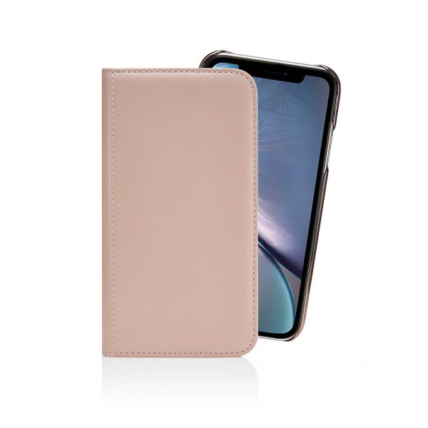Pipetto iPhone XR Sak Magnetic Folio Avtakbart Deksel Dusty Pink