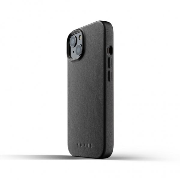 Mujjo iPhone 13 Deksel Full Leather Case Monaco Blue