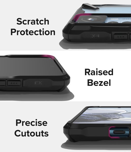Ringke Xiaomi 12T/12T Pro Deksel Fusion X Svart