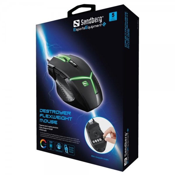 Sandberg Gamingmus Destroyer FlexWeight