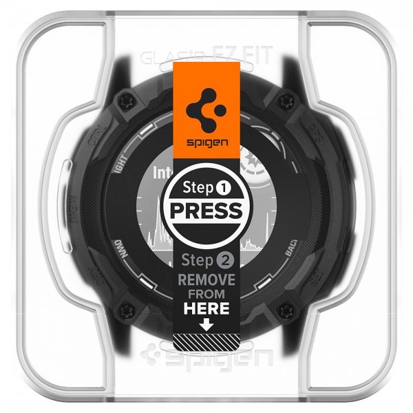 Spigen Garmin Instinct 2X Solar Skjermbeskytter GLAS.tR EZ Fit 2-pakning