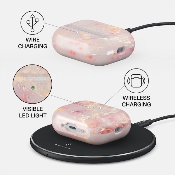Burga AirPods Pro 3 Deksel Design Golden Coral