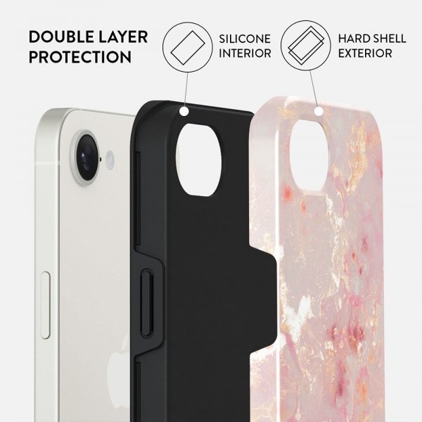 Burga iPhone 16e/iPhone 17e Deksel Tough MagSafe Golden Coral