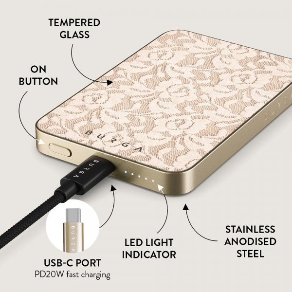 Burga Powerbank MagSafe 5000 mAh Gone Country Gull