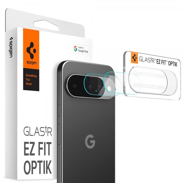 Spigen Google Pixel 10 Kamerabeskytter Glas.tR EZ Fit Optik 2-pakning