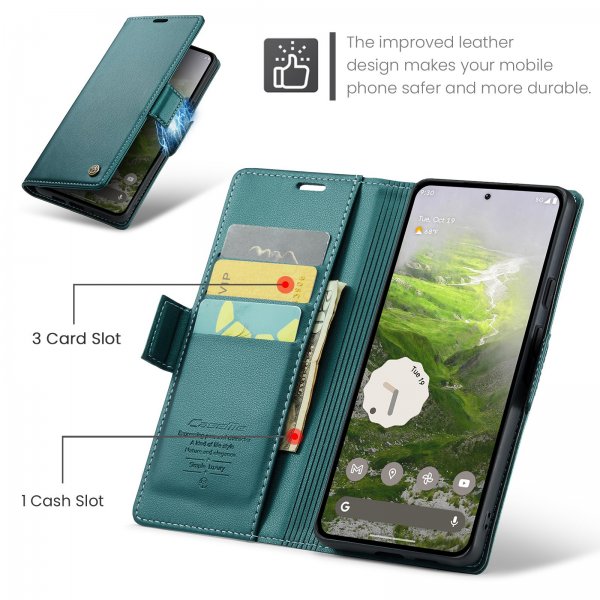 CaseMe Google Pixel 9/9 Pro/Pixel 10/10 Pro Etui 023 Series Grønn
