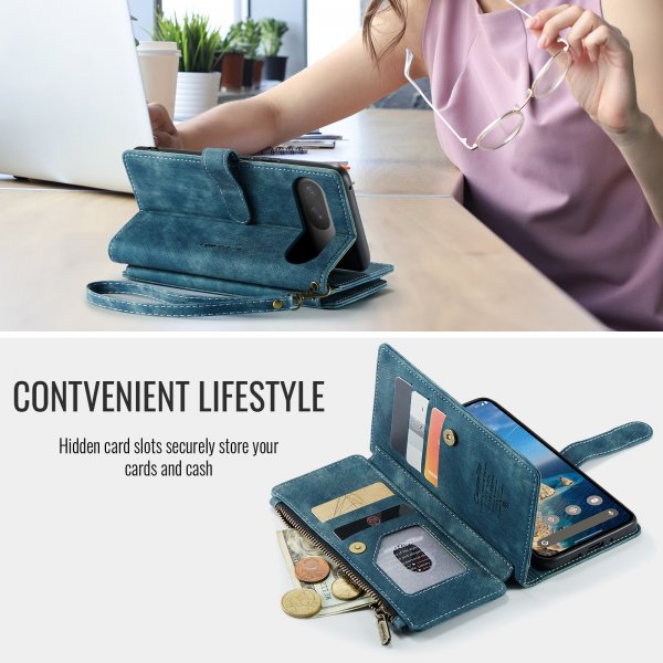 CaseMe Google Pixel 9/9 Pro/Pixel 10/10 Pro Etui C30 Series Blå