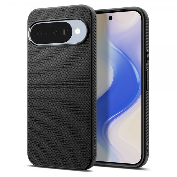 Spigen Google Pixel 10/Pixel 10 Pro Deksel Liquid Air Matte Black
