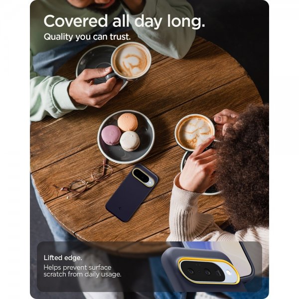 Spigen Google Pixel 10/Pixel 10 Pro Deksel Nano Pop MagFit Blueberry Navy