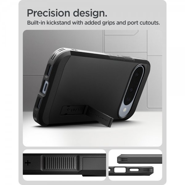 Spigen Google Pixel 10/Pixel 10 Pro Deksel Tough Armor MagFit Svart