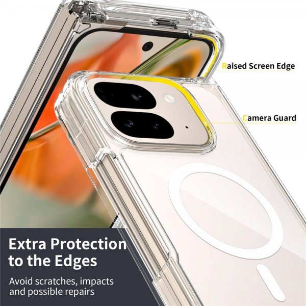 Nordic Covers Google Pixel 10 Pro Fold Deksel Feather Series MagSafe Transparent