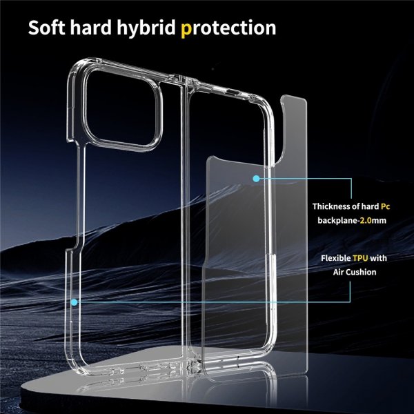 Nordic Covers Google Pixel 10 Pro Fold Deksel Feather Series Transparent