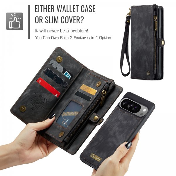 CaseMe Google Pixel 10 Pro XL Etui 008 Series Avtakbart Deksel Svart