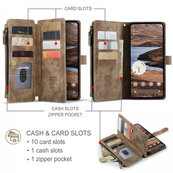 CaseMe Google Pixel 10 Pro XL Etui C30 Series Brun