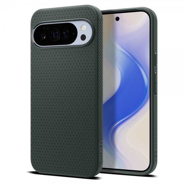 Spigen Google Pixel 10 Pro XL Deksel Liquid Air MagFit Abyss Green
