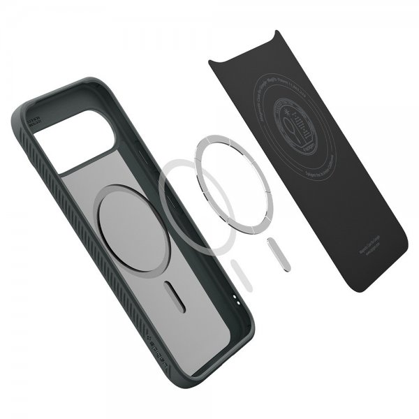 Spigen Google Pixel 10 Pro XL Deksel Liquid Air MagFit Abyss Green