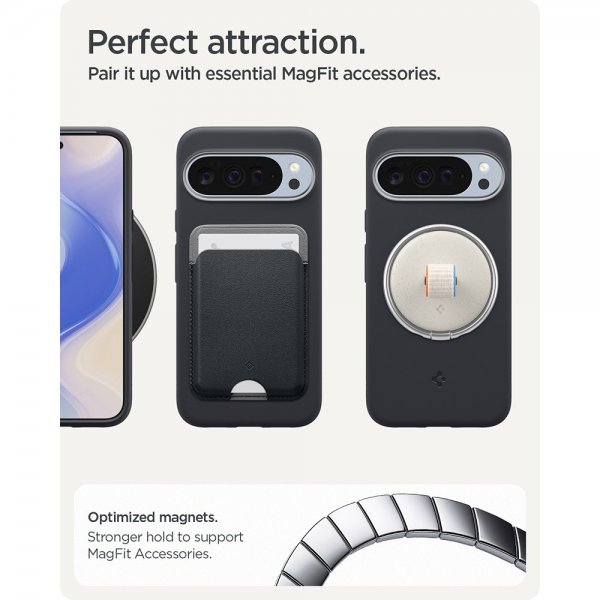 Spigen Google Pixel 10 Pro XL Deksel Nano Pop MagFit Black Sesame