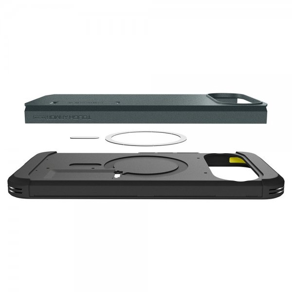 Spigen Google Pixel 10 Pro XL Deksel Tough Armor MagFit Abyss Green