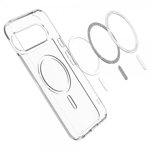 Spigen Google Pixel 10 Pro XL Deksel Ultra Hybrid MagFit Clear White