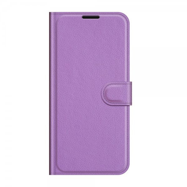 Google Pixel 6 Pro Etui Litchi Lilla
