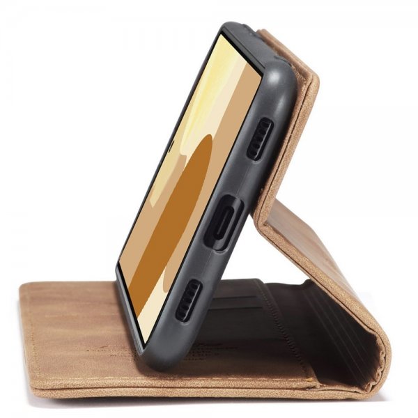 CaseMe Google Pixel 6 Pro Etui Retro Flip Brun