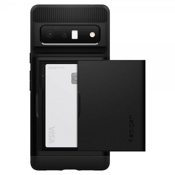 Spigen Google Pixel 6 Pro Deksel Slim Armor CS Svart
