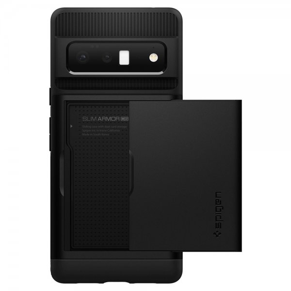 Spigen Google Pixel 6 Pro Deksel Slim Armor CS Svart