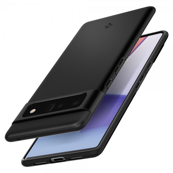 Spigen Google Pixel 6 Pro Deksel Thin Fit Svart