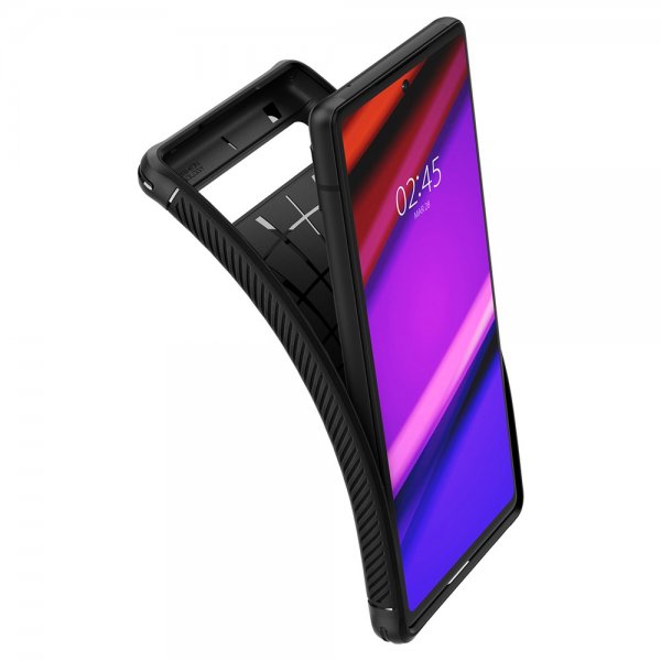Spigen Google Pixel 6a Deksel Rugged Armor Matte Black