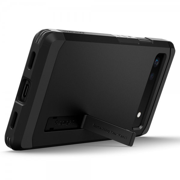 Spigen Google Pixel 6a Deksel Tough Armor Svart