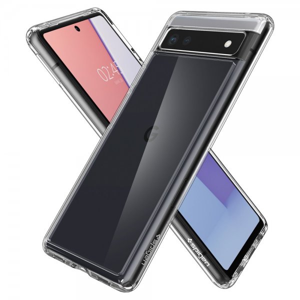 Spigen Google Pixel 6a Deksel Ultra Hybrid Crystal Clear