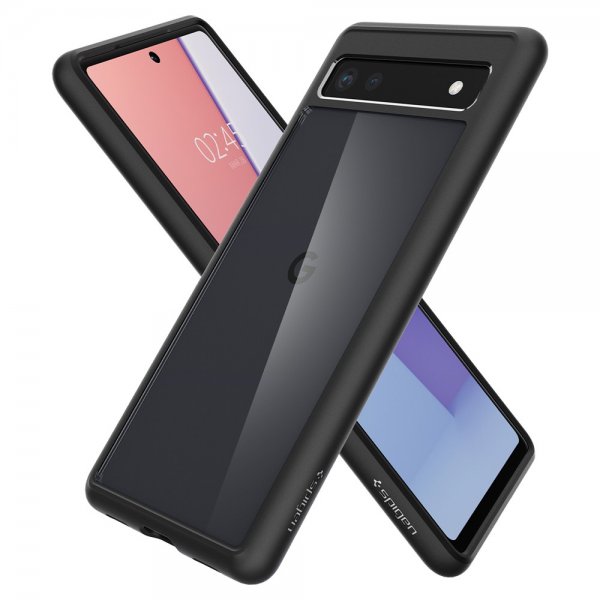 Spigen Google Pixel 6a Deksel Ultra Hybrid Matte Black