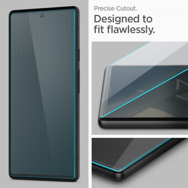 Spigen Google Pixel 6a Skjermbeskytter GLAS.tR ALIGNmaster 2-pakning