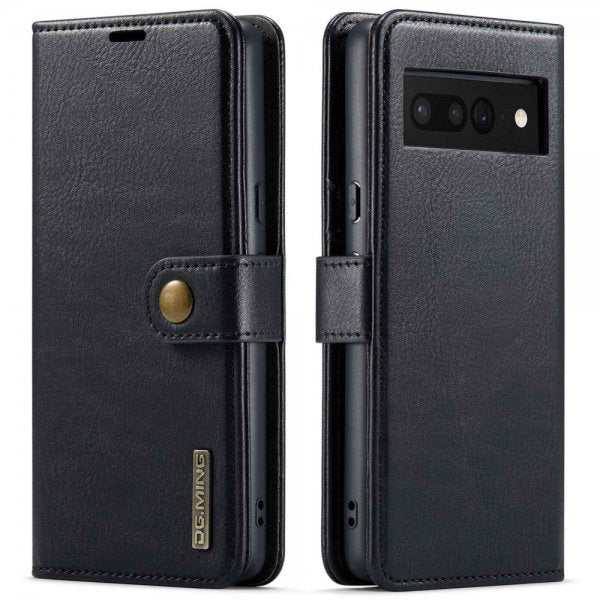 Dg.Ming Google Pixel 7 Pro Etui Avtagbart Deksel Svart