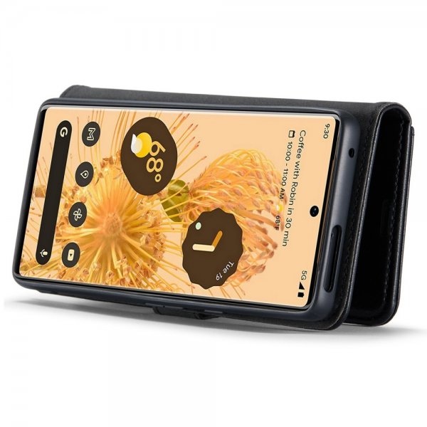 Dg.Ming Google Pixel 7 Pro Etui Avtagbart Deksel Svart