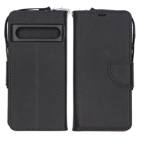 Google Pixel 7 Pro Etui 2 Kortlomme Svart