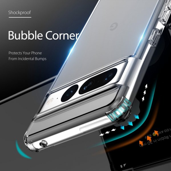 Dux Ducis Google Pixel 7 Pro Deksel Clin Series Transparent
