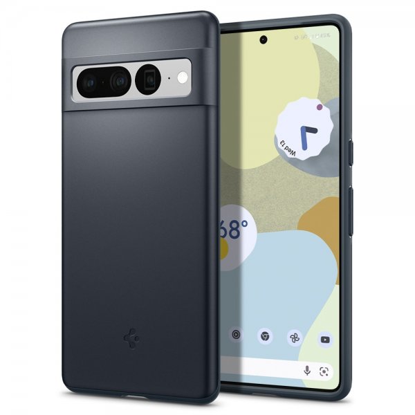 Spigen Google Pixel 7 Pro Deksel Thin Fit Metal Slate