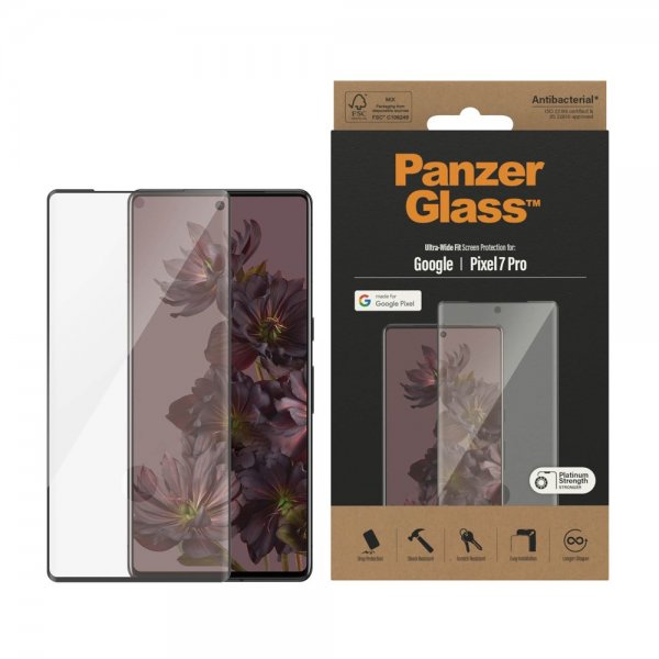 PanzerGlass Google Pixel 7 Pro Skjermbeskytter Ultra-Wide Fit