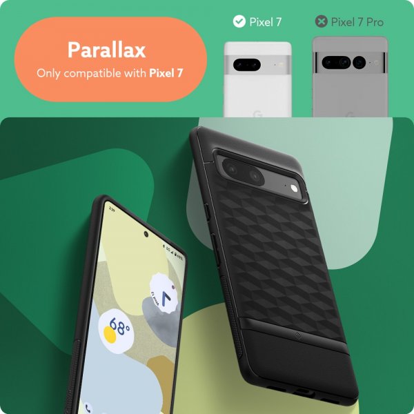 Caseology Google Pixel 7 Deksel Parallax Matte Black