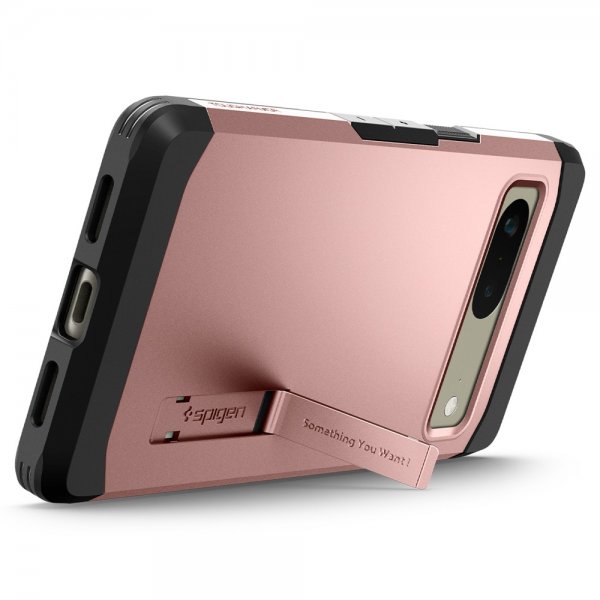 Spigen Google Pixel 7 Deksel Tough Armor Rosegull