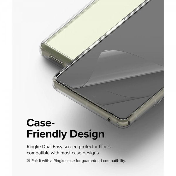 Ringke Google Pixel 7 Skjermbeskytter Dual Easy Film 2-pakning